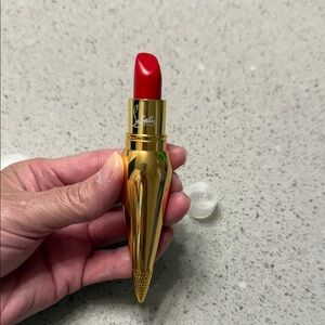 Christian Louboutin Gold and Red Lipstick